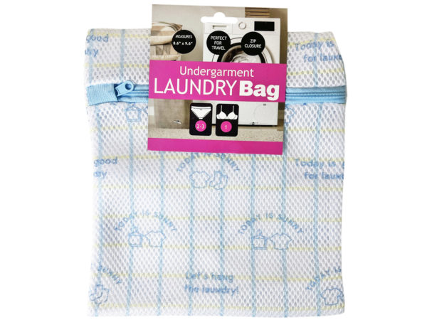 Case of 6 - Undergarment Laundry Zip Pouch