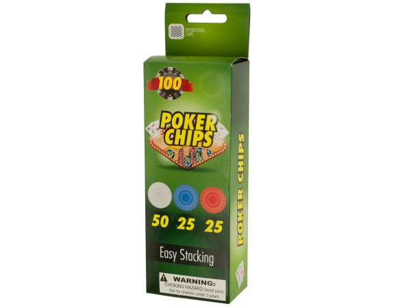 Case of 24 - Plastic Poker Chips