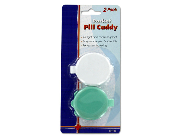 Case of 24 - Pocket Pill Caddy Set
