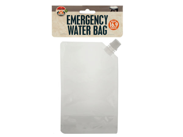 Case of 24 - 16.9 oz. Emergency Water Bag