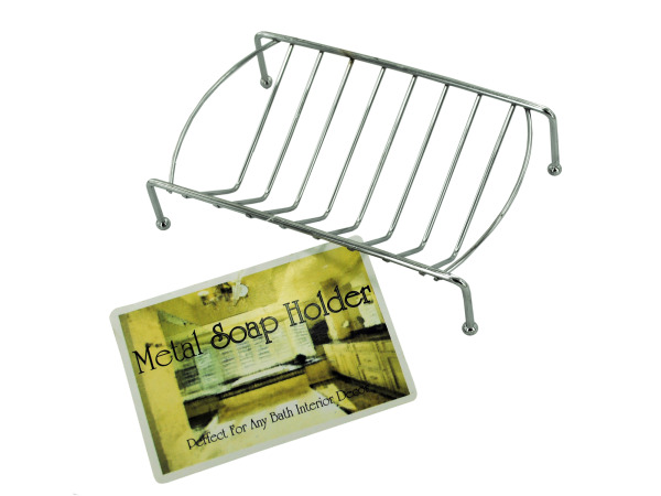 Case of 24 - Metal Soap Dish