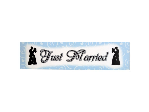 Case of 24 - Just Married Wedding Banner