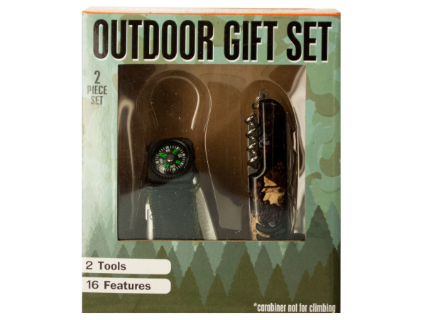 Case of 2 - Outdoor Multi-Function Tool Gift Set