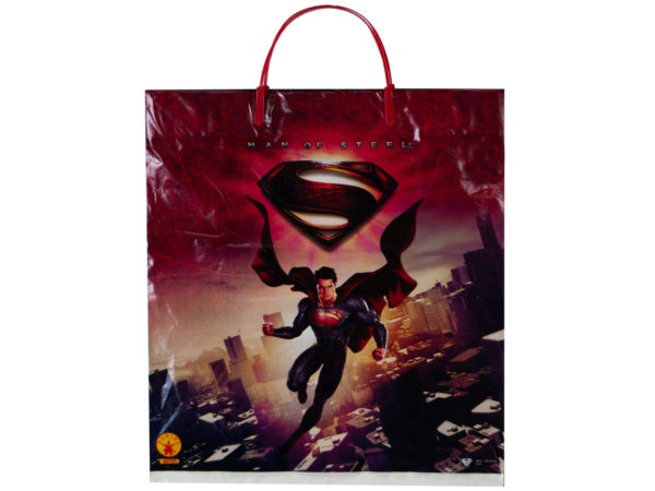 Case of 24 - Superman Plastic Tote Bag