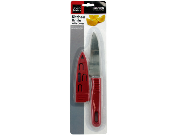 Case of 12 - Kitchen Knife with Cover