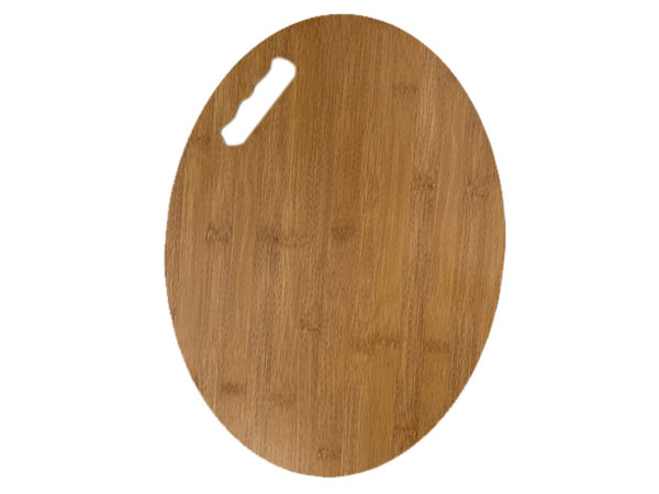 Case of 10 - Large Oval Wooden Cutting Board