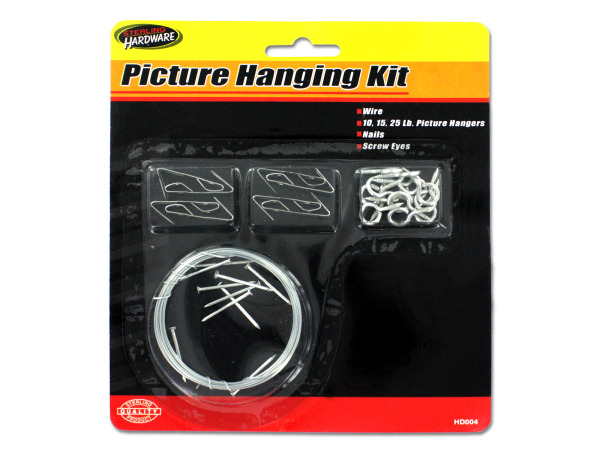 Case of 24 - Picture Hanging Kit