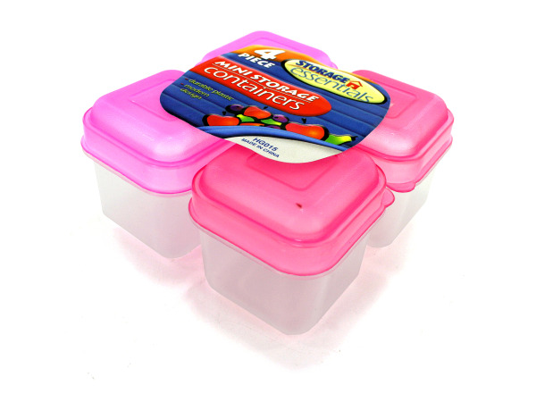 Case of 24 - Miniature Storage Containers