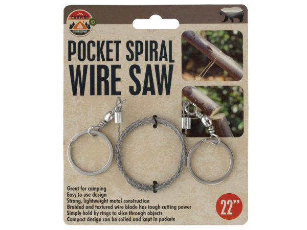 Case of 12 - Pocket Spiral Wire Saw