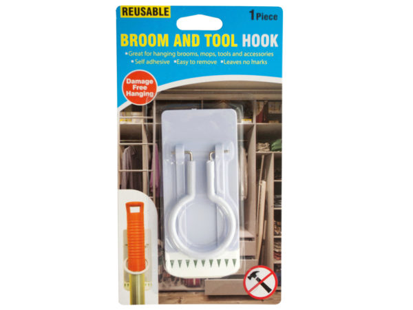 Case of 20 - Reusable Broom & Tool Hook