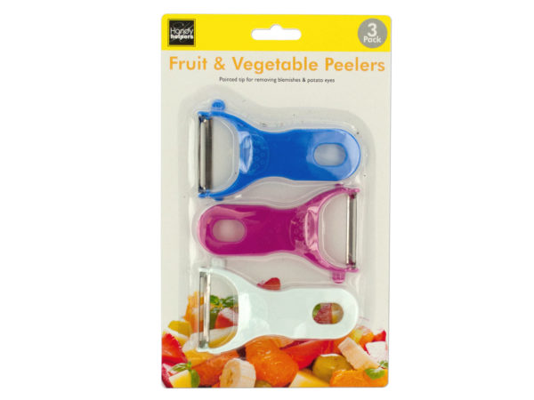 Case of 16 - Fruit & Vegetable Peelers Set