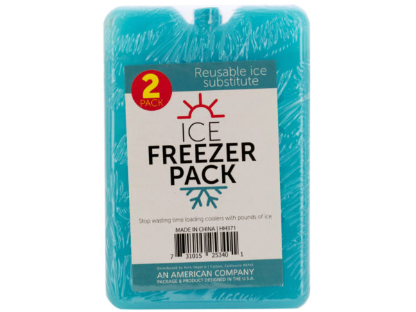 Case of 18 - Reusable Ice Freezer Pack Set