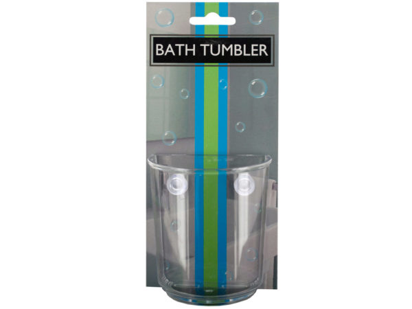 Case of 24 - Bath Tumbler with Suction Cups