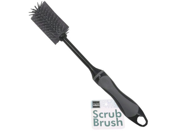 Case of 9 - 11" Scrub Brush with Ergonomic Rubber Handle