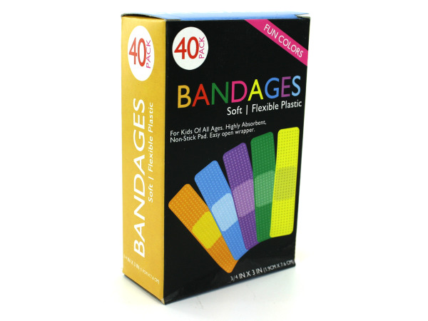 Case of 12 - Fun Color Bandages