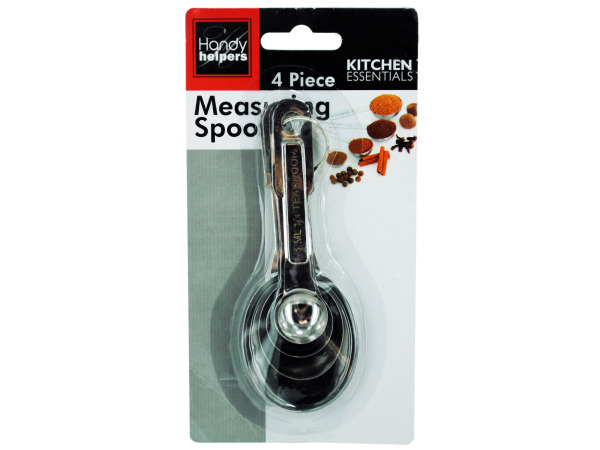 Case of 24 - Metal Measuring Spoon Set