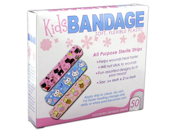 Case of 24 - Bandages with Kids Designs