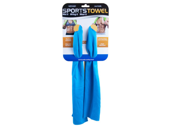 Case of 6 - Sports Towel 35" x 11"