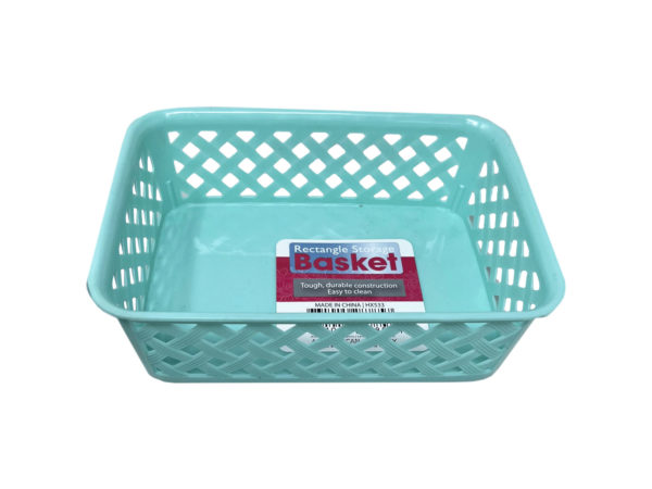 Case of 12 - Tall Rectangle Storage Basket