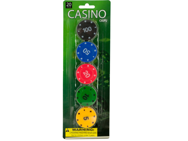 Case of 12 - Casino Poker Chips Set