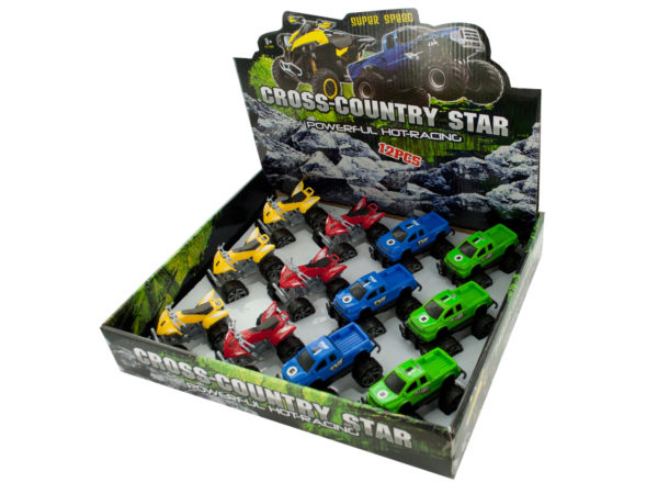 Case of 24 - Cross-Country Star Racer Countertop Display