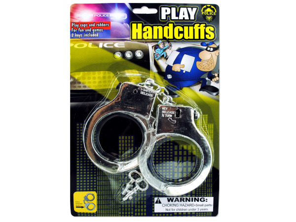 Case of 24 - Police Play Plastic Handcuffs
