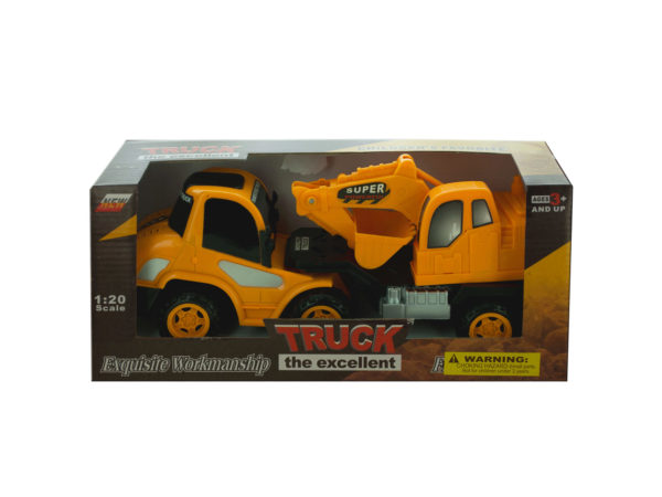 Case of 2 - Friction Powered Toy Construction Truck