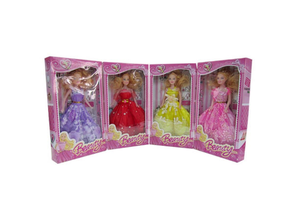 Case of 6 - Beauty Night Dress Doll