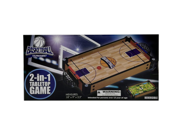 Case of 12 - 2 IN 1 Table Game (Golf & Basketball)