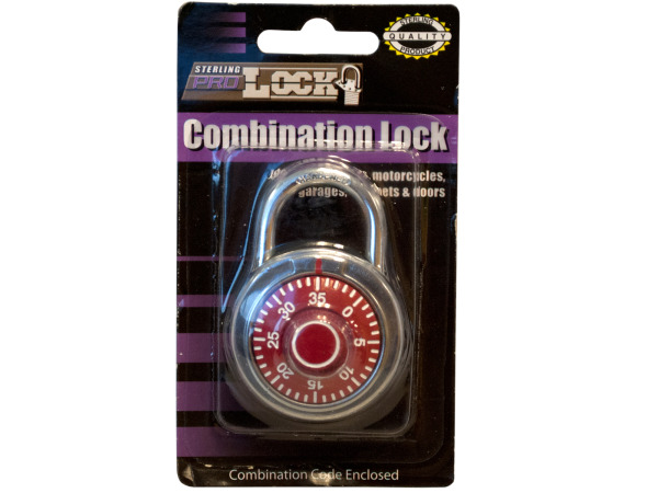 Case of 12 - Combination Lock