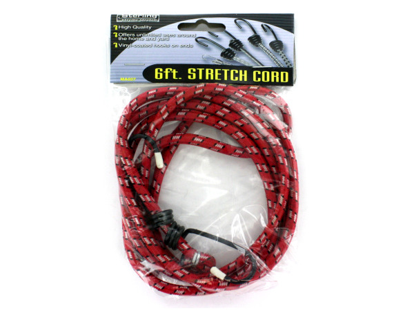 Case of 24 - Stretch Cord with Hooks