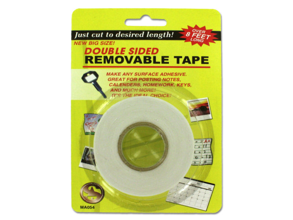 Case of 12 - Double Sided Removable Tape