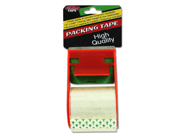 Case of 24 - Packing Tape with Dispenser