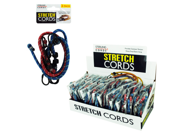 Case of 30 - Stretch Cords Counter Top Display