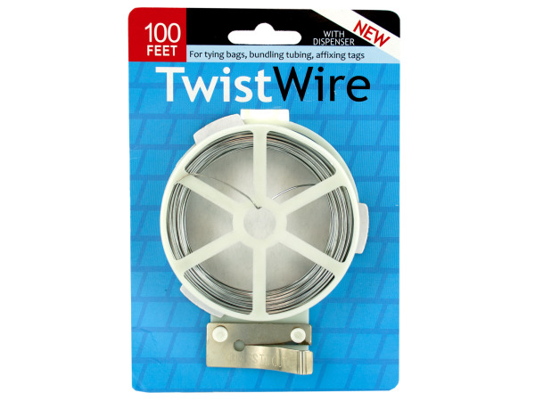 Case of 24 - Twist Wire with Dispenser
