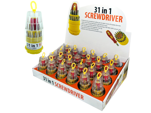 Case of 24 - 31 in 1 Precision Screwdriver Set