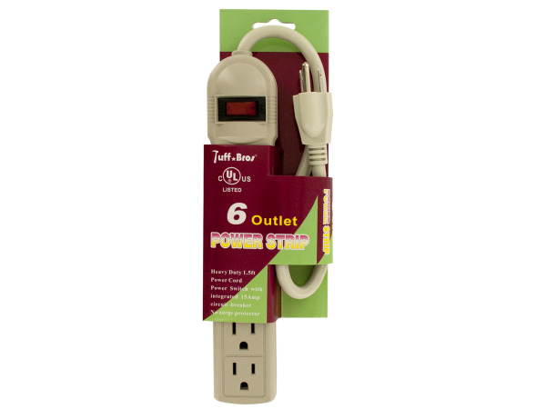 Case of 4 - Outlet Power Strip