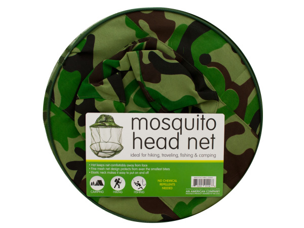 Case of 5 - Mosquito Head Net Hat