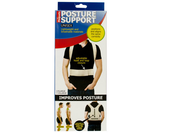 Case of 18 - Magnetic Unisex Posture Support Brace