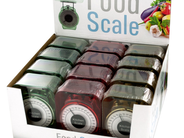 Case of 12 - Kitchen Food Scale Countertop Display