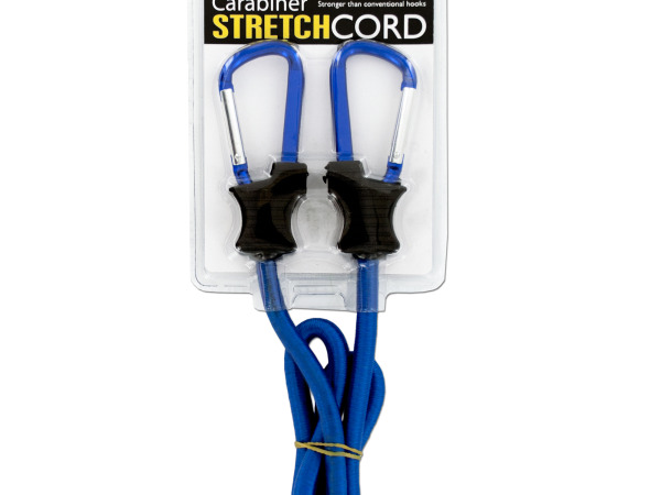Case of 8 - Carabiner Stretch Cord