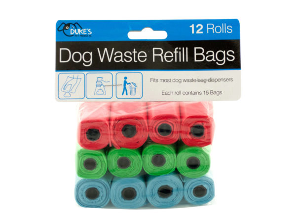 Case of 8 - Dog Waste Refill Bags