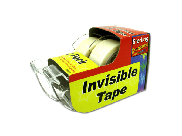Case of 24 - Invisible Tape with Dispensers