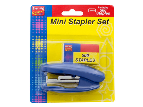 Case of 24 - Mini Stapler Set