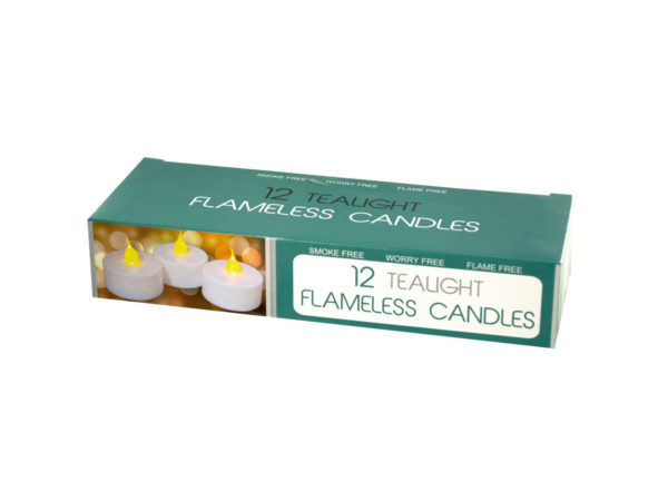 Case of 4 - LED Flameless Tealight Candles Set