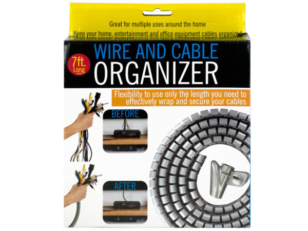Case of 8 - Wire and Cable Organizer