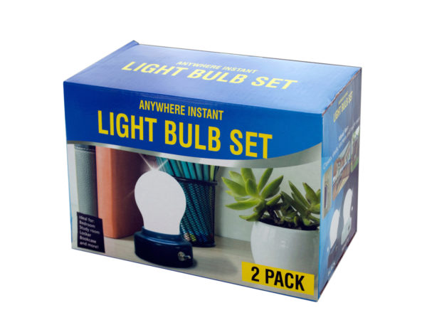 Case of 4 - Anywhere Instant Light Bulbs with Magnetic Bases