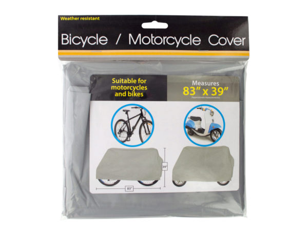 Case of 10 - Weather Resistant Bicycle & Motorcycle Cover