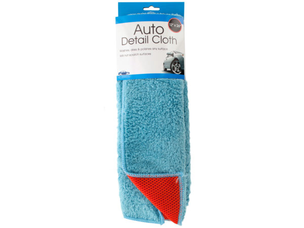 Case of 6 - 2 in 1 Absorbent Microfiber Auto Detail Cloth