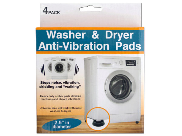 Case of 6 - Washer & Dryer Anti-Vibration Pads Set